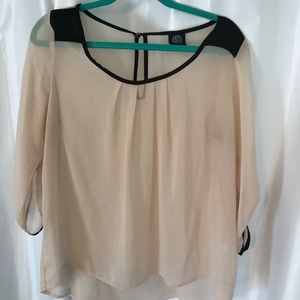 Ivory Blouse size Large